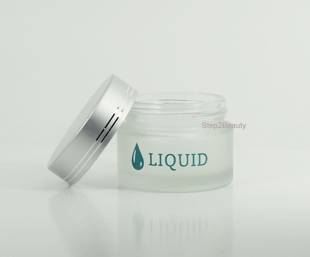 Frosted Glass Jar - 2 oz - Liquid