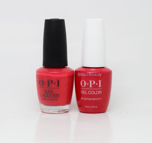OPI Duo Gel + Matching Lacquer L20 We Seafood and Eat It