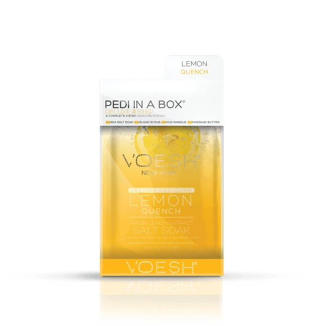 VOESH Pedi In A Box Deluxe 4 Step | LEMON QUENCH
