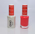 DND - Soak Off Gel Polish & Matching Nail Lacquer Set - #563 DND RED