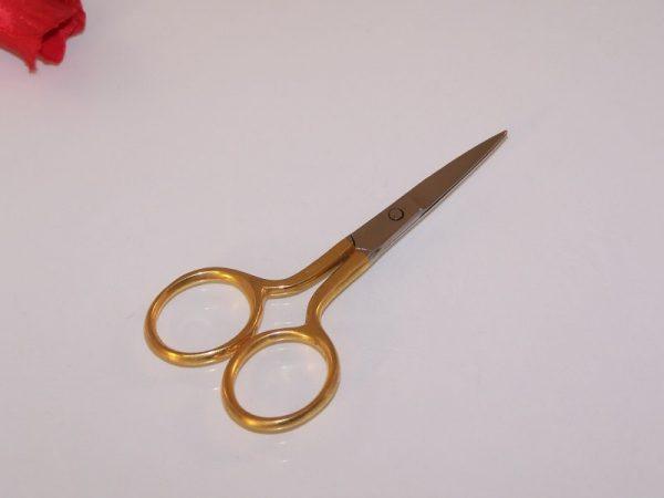Silk & Linen Scissor Gold 3.5”