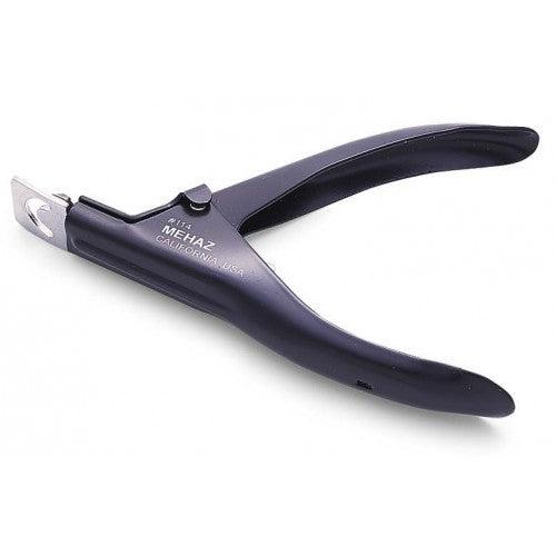 Mehaz Nail Tip Cutter | Cuts Without Cracking & Leaves Smooth Edges - BLACK