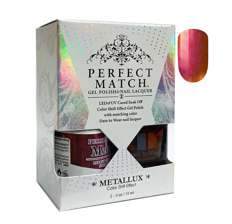 LeChat Perfect Match Metallux Gel Polish + Nail Lacquer #MLMS02 Etermal