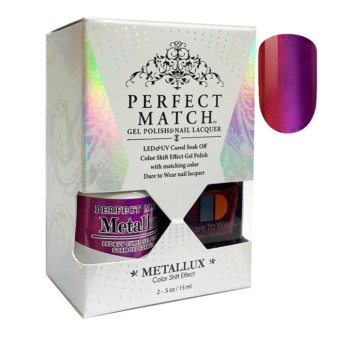 LeChat Perfect Match Metallux Gel Polish + Nail Lacquer #MLMS10 Phoenix