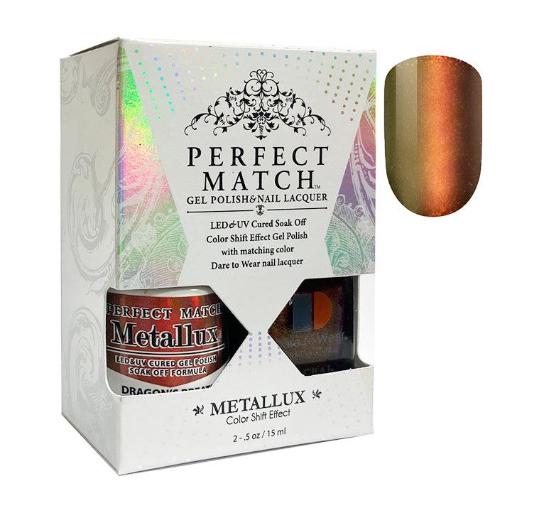 LeChat Perfect Match Metallux Gel Polish + Nail Lacquer #MLMS11 Dragons