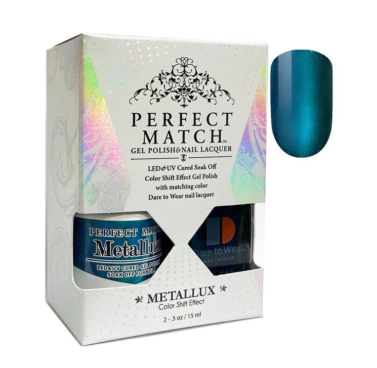 LeChat Perfect Match Metallux Gel Polish + Nail Lacquer #MLMS12 Siren Song