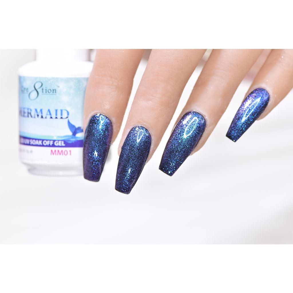 Cre8tion Soak Off Gel - Mermaid Collection #01