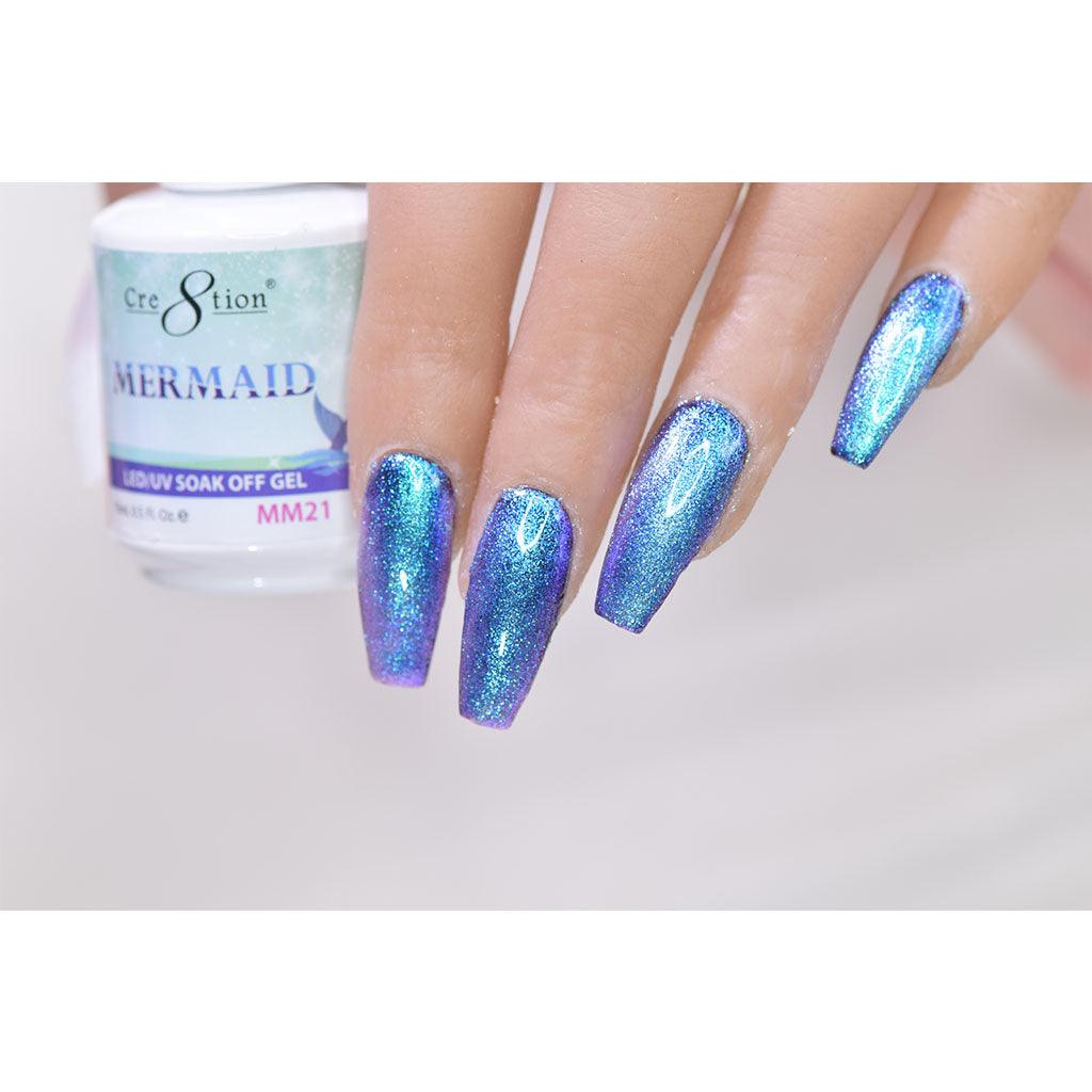 Cre8tion Soak Off Gel - Mermaid Collection #21