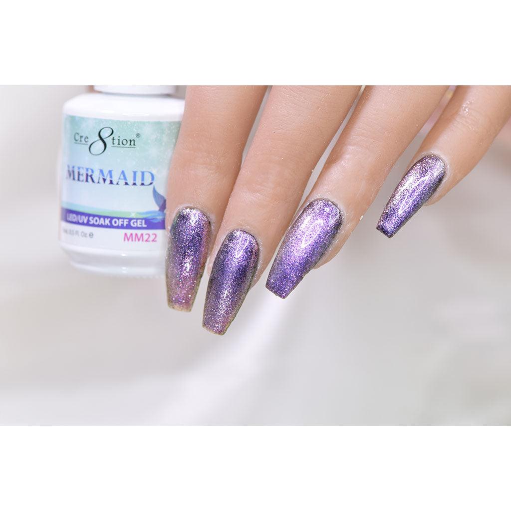 Cre8tion Soak Off Gel - Mermaid Collection #22