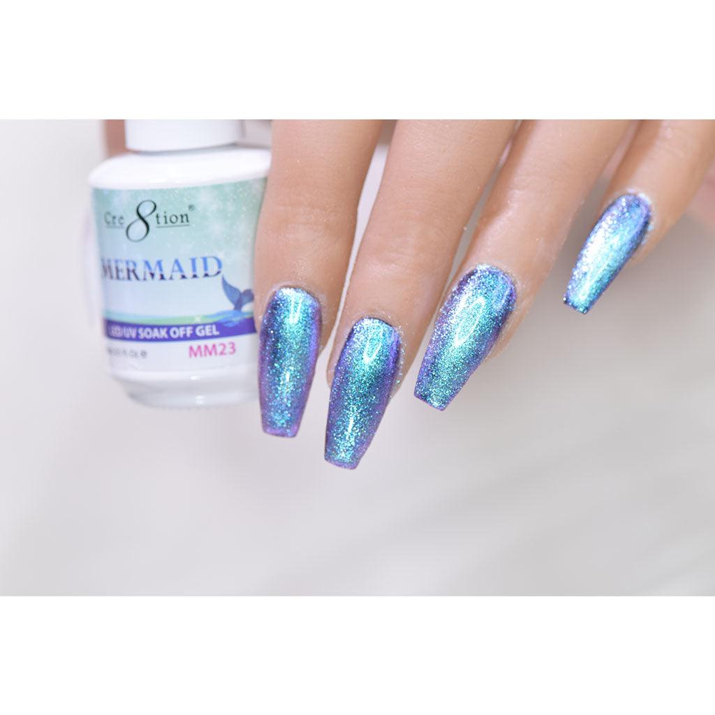 Cre8tion Soak Off Gel - Mermaid Collection #23