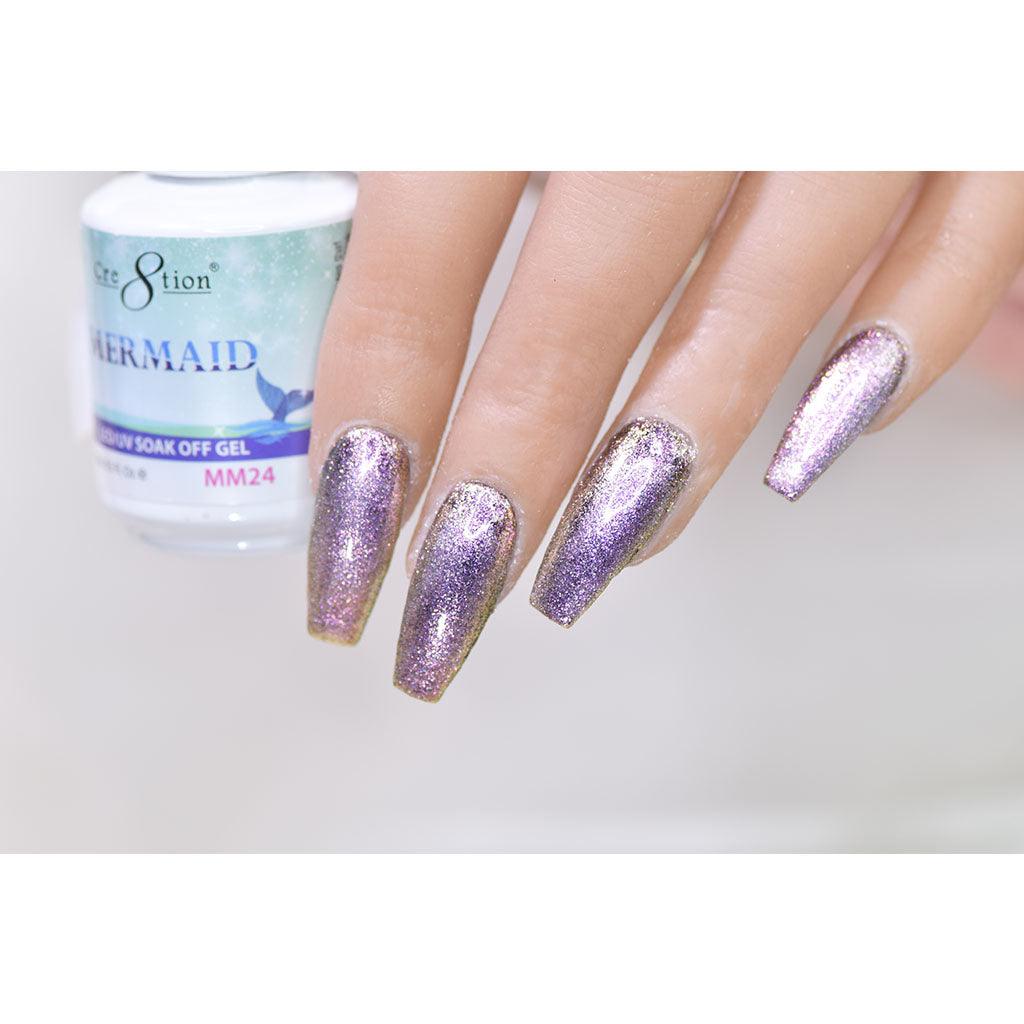 Cre8tion Soak Off Gel - Mermaid Collection #24
