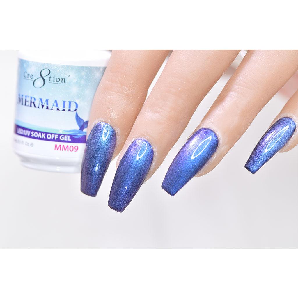 Cre8tion Soak Off Gel - Mermaid Collection #09