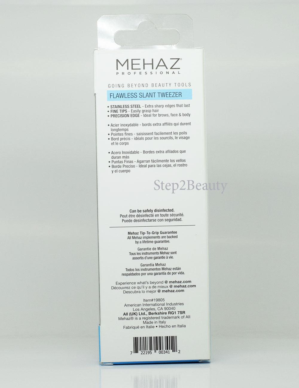 Mehaz Professional Flawless Slant Tweezer | 350 Stainless