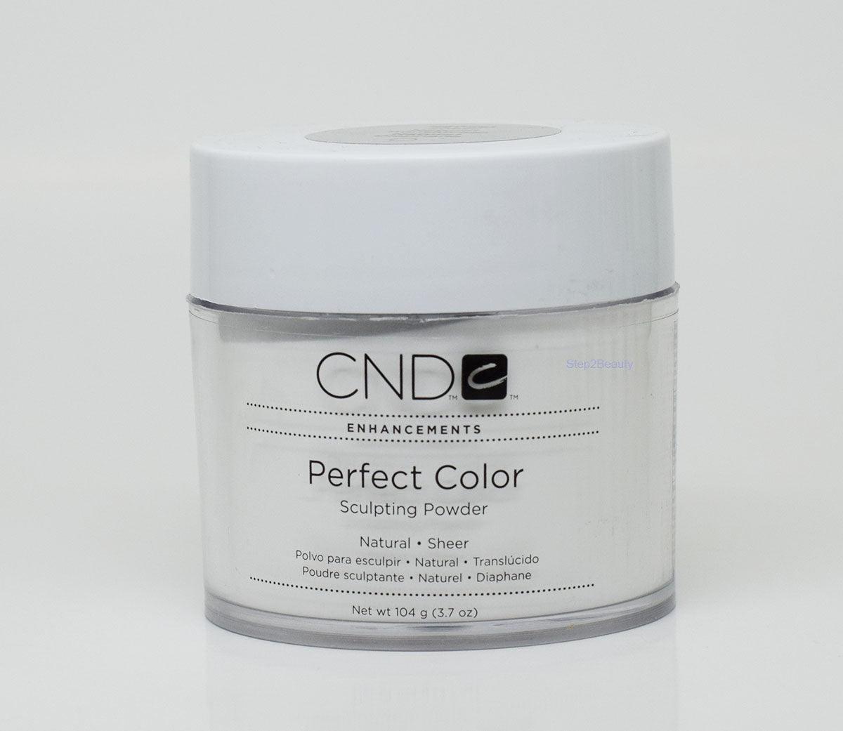 Cnd Powder CND Enhancement Sculpting Powder - Perfect Color - Natural Sheer 3.7 o ...