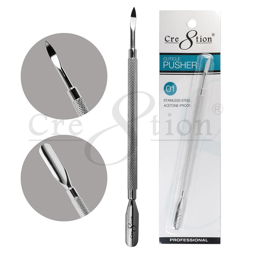 Cre8tion Stainless Steel Cuticle Pusher - P01