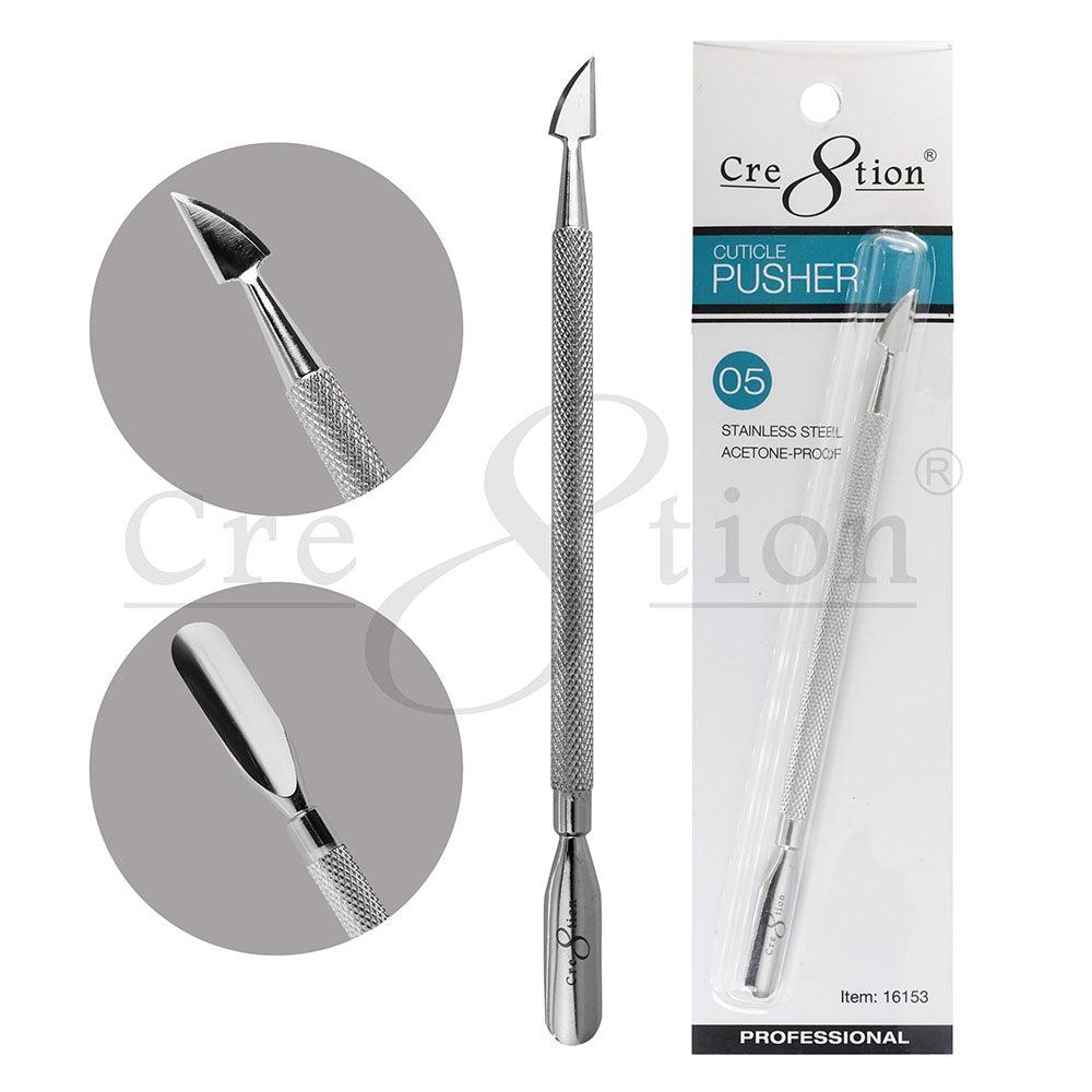 Cre8tion Stainless Steel Cuticle Pusher - P05