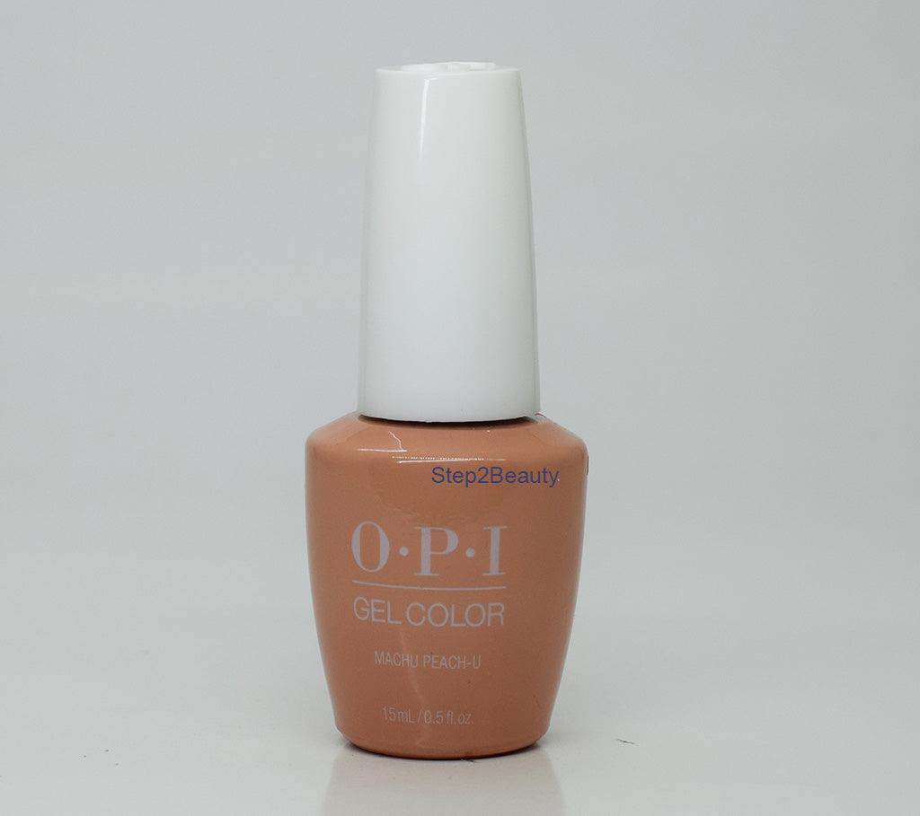 OPI Soak Off Gel Polish 0.5 Oz - GC P36 Machu Peach-u