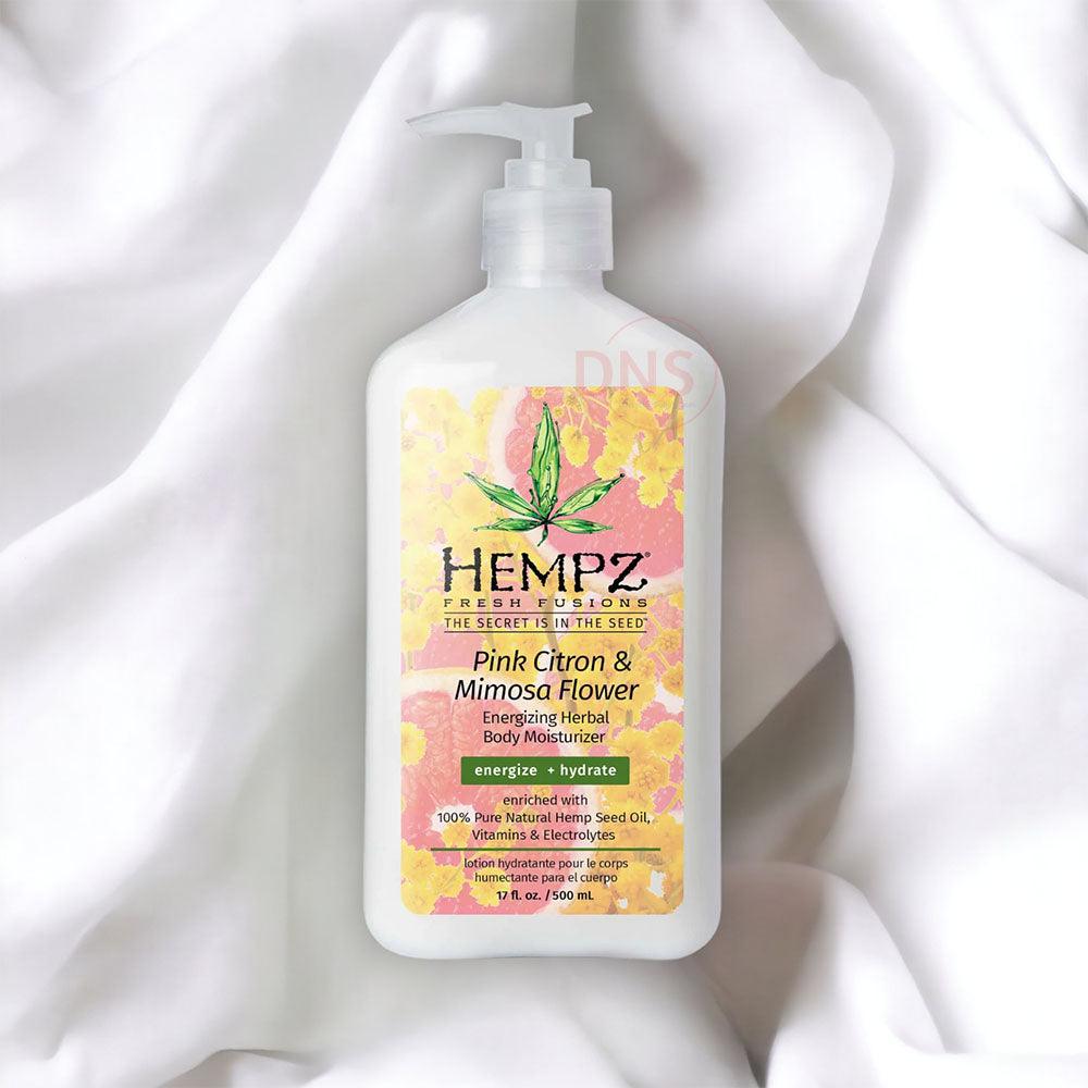 Hempz Lotion Pure Herbal Body Moisturizers 17 fl oz - Pink Citron & Mimosa Flower