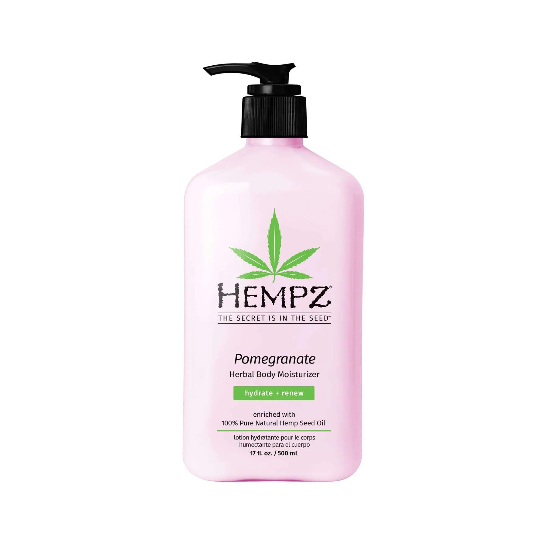 Hempz Lotion Pure Herbal Body Moisturizers 17 fl oz - Pomegranate