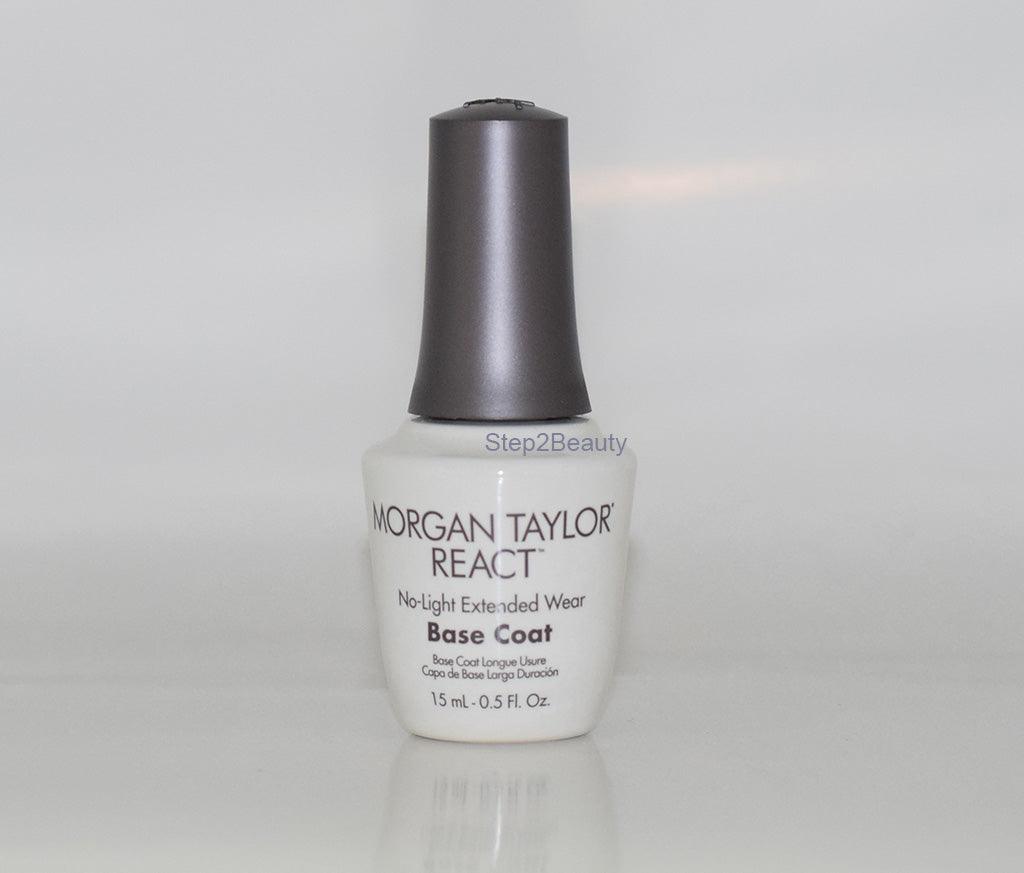 Morgan Taylor REACT No-Light Extended Wear Nail Base Coat 0.5 oz