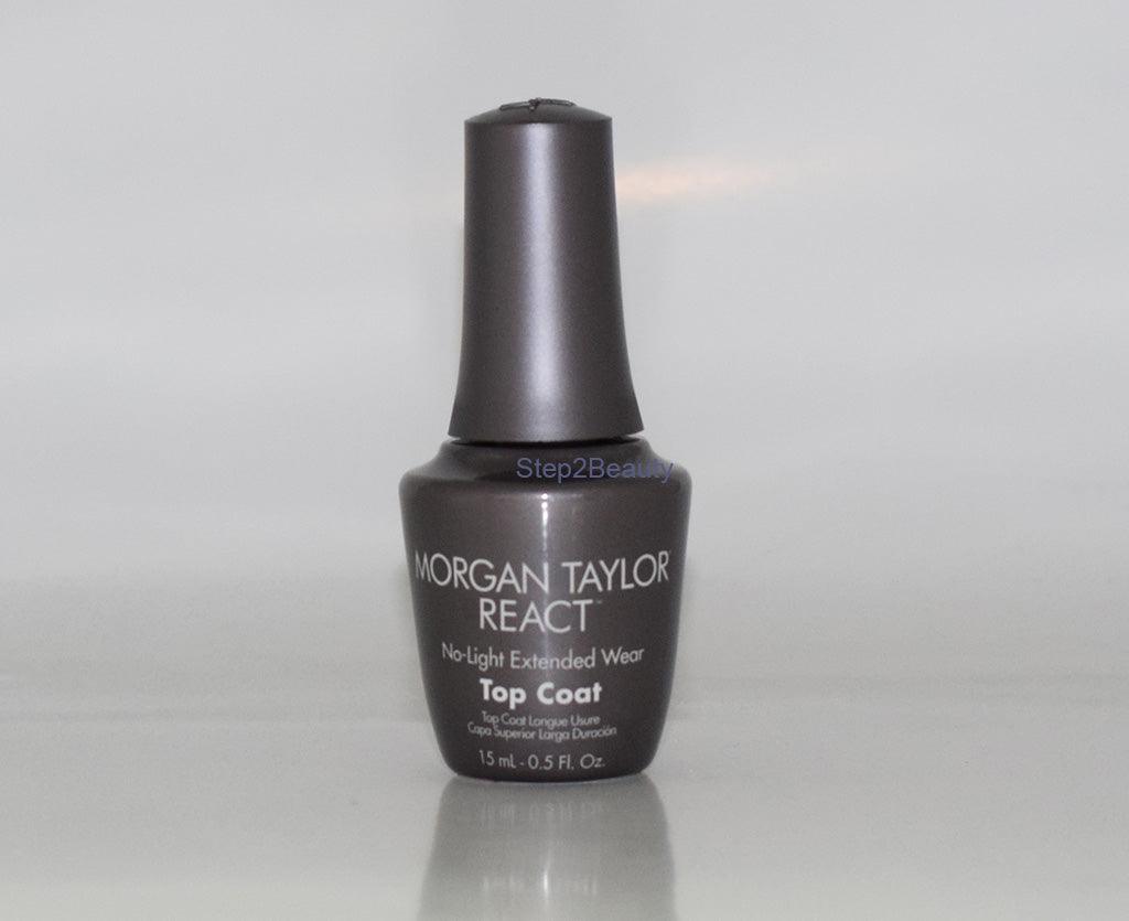 Morgan Taylor REACT No-Light Extended Wear Nail Top Coat 0.5 oz