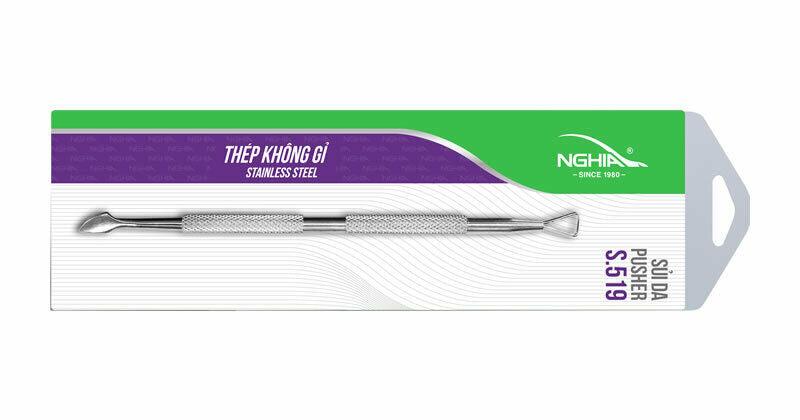 NGHIA Stainless Steel Cuticle Pusher S-519