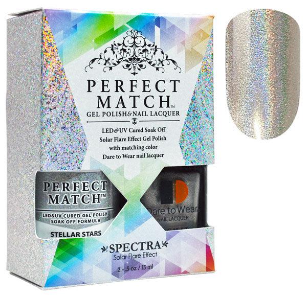 LeChat Perfect Match Gel + Nail Lacquer Spectra #SPMS05 Stellar Stars