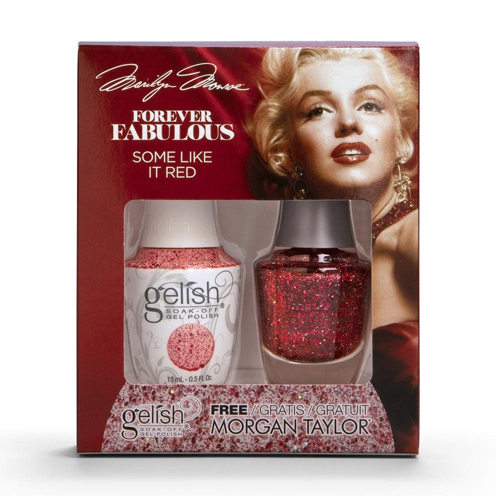 Gelish Soak Off Gel | Forever Fabulous | Some Like It Red - Gel polish + Nail Lacquer