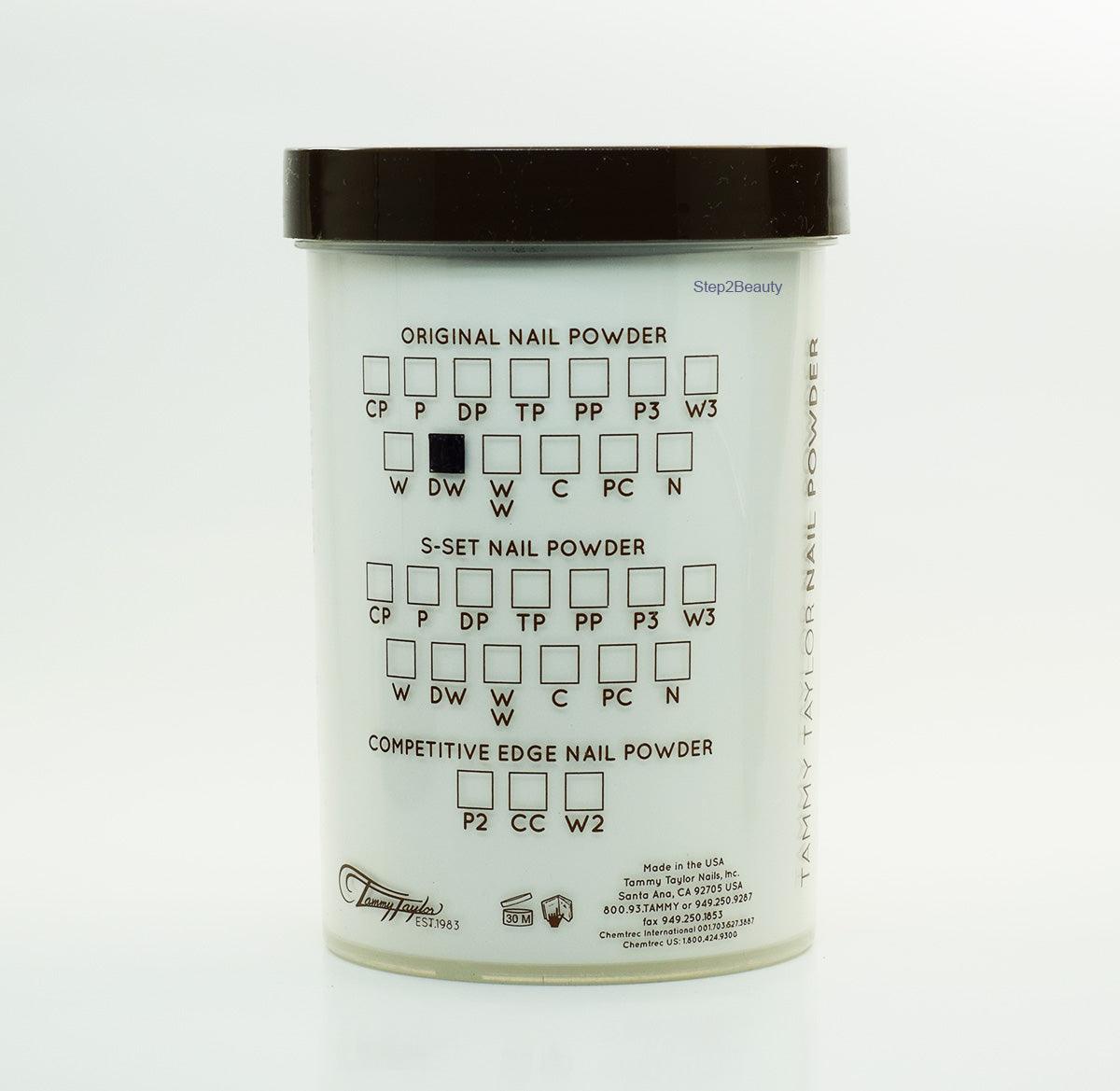 Tammy Taylor  Acrylic Nail Powder Polymer Original  - DW - Dramatic White 14.75 oz