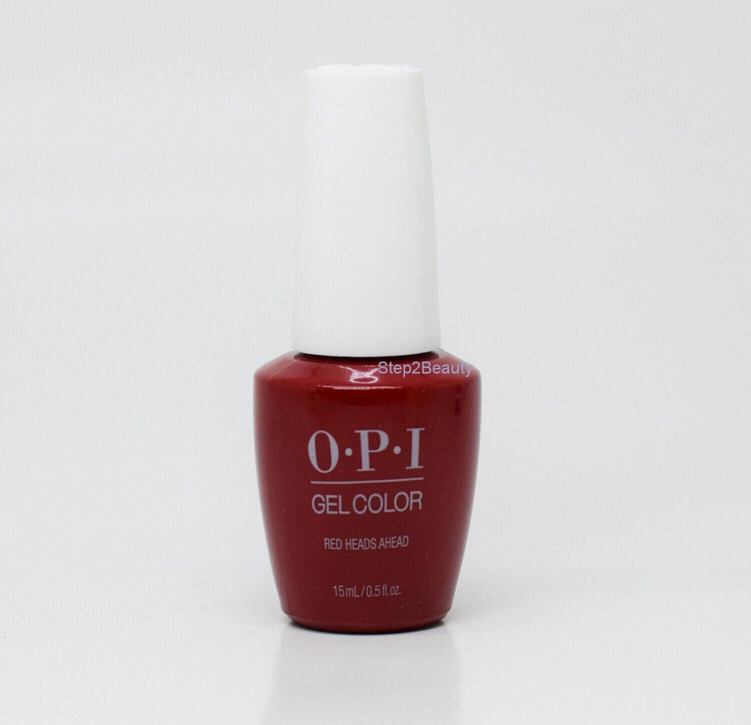 OPI Soak Off Gel Polish 0.5 Oz - GC U13 Red Heads Ahead