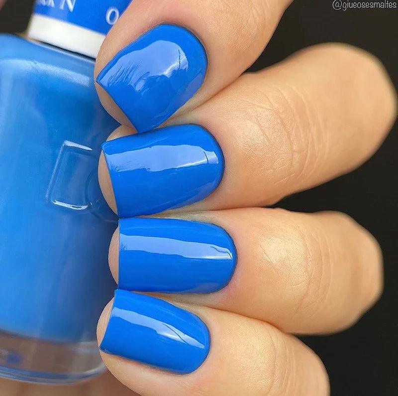 DND Duo Gel Polish & Matching Nail Lacquer #794 Rock n Blue