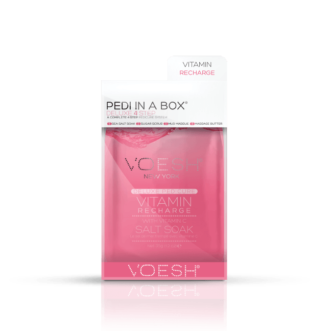 VOESH Pedi In A Box Deluxe 4 Step | VITAMIN RECHARGE