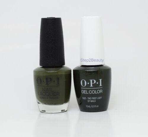 OPI Duo Gel + Matching Lacquer W55 Suzi - The First Lady