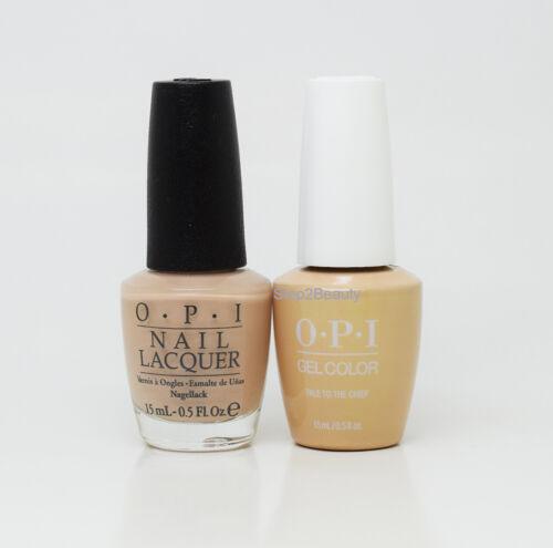 OPI Duo Gel + Matching Lacquer W57 Pale to the Chief