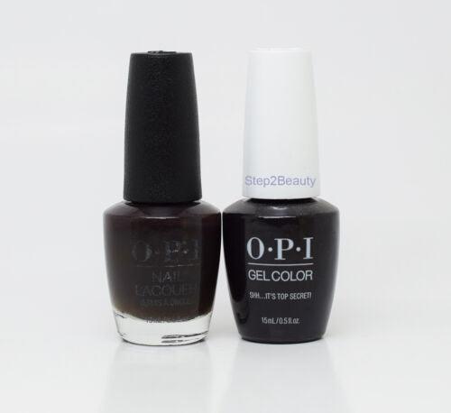 OPI Duo Gel + Matching Lacquer W61 Shh... Its Top Secret!