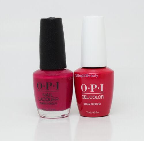 OPI Duo Gel + Matching Lacquer W62 Madam President
