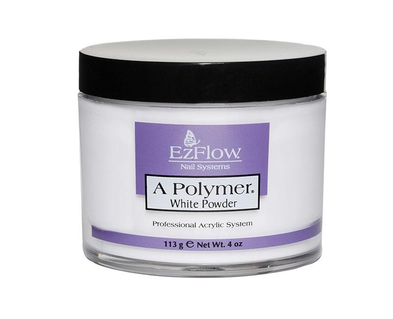 Ezflow Acrylic Powder A Polymer | 4 oz White