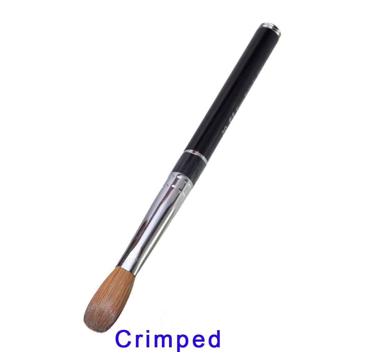 Acrylic Nail Brush | X5 Crimped Size #20