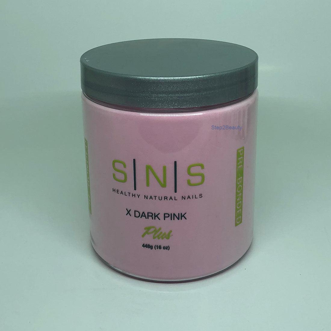 SNS Healthy Natural Nails Dipping Powder - X DARK PINK 16 oz