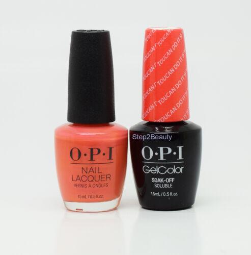 OPI Duo Gel + Matching Lacquer A67 Toucan Do It If You Try