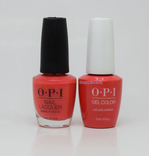 OPI Duo Gel + Matching Lacquer A69 Live Love Carnaval