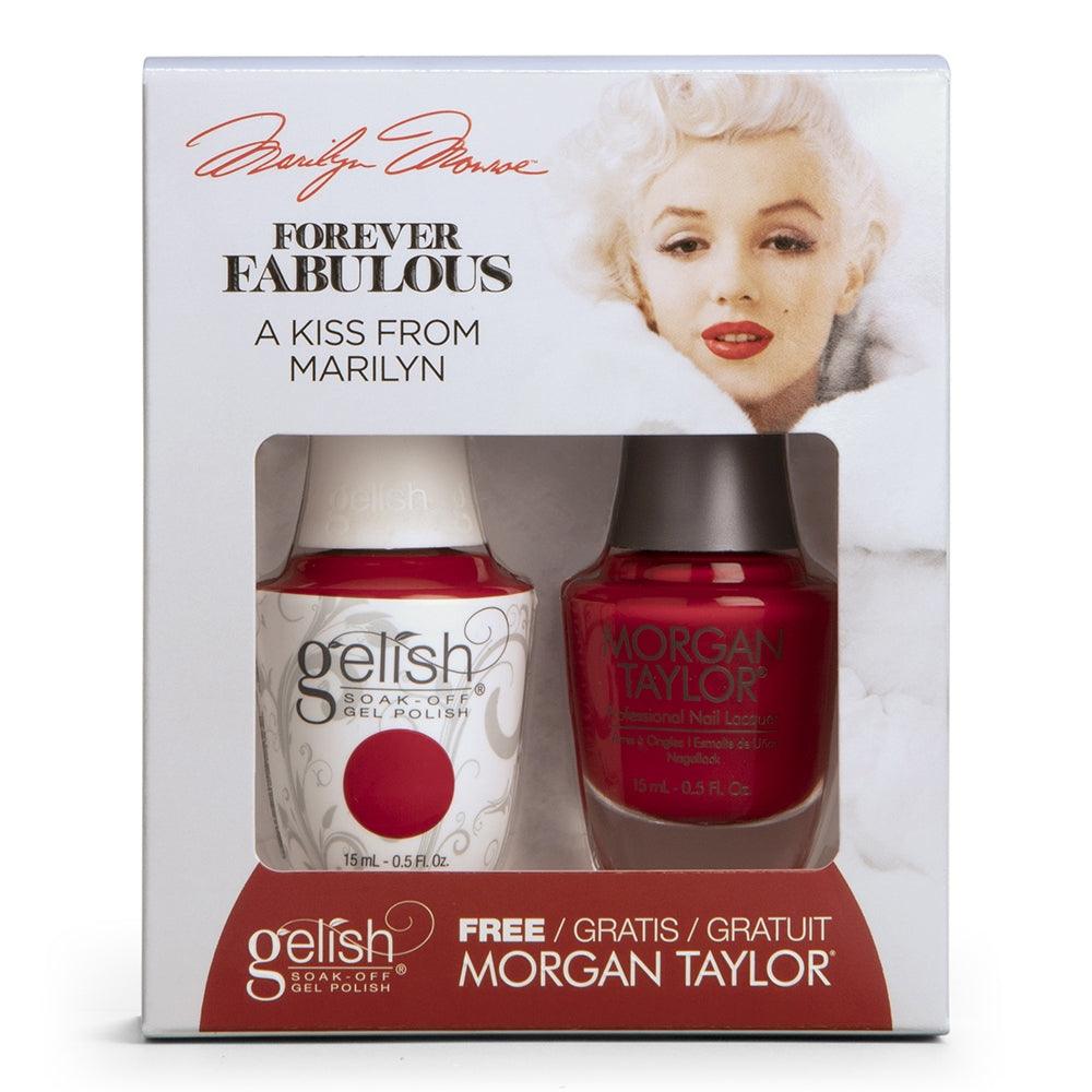 Gelish Soak Off Gel - Forever Fabulous A Kiss From Marilyn - Gel polish + Nail Lacquer
