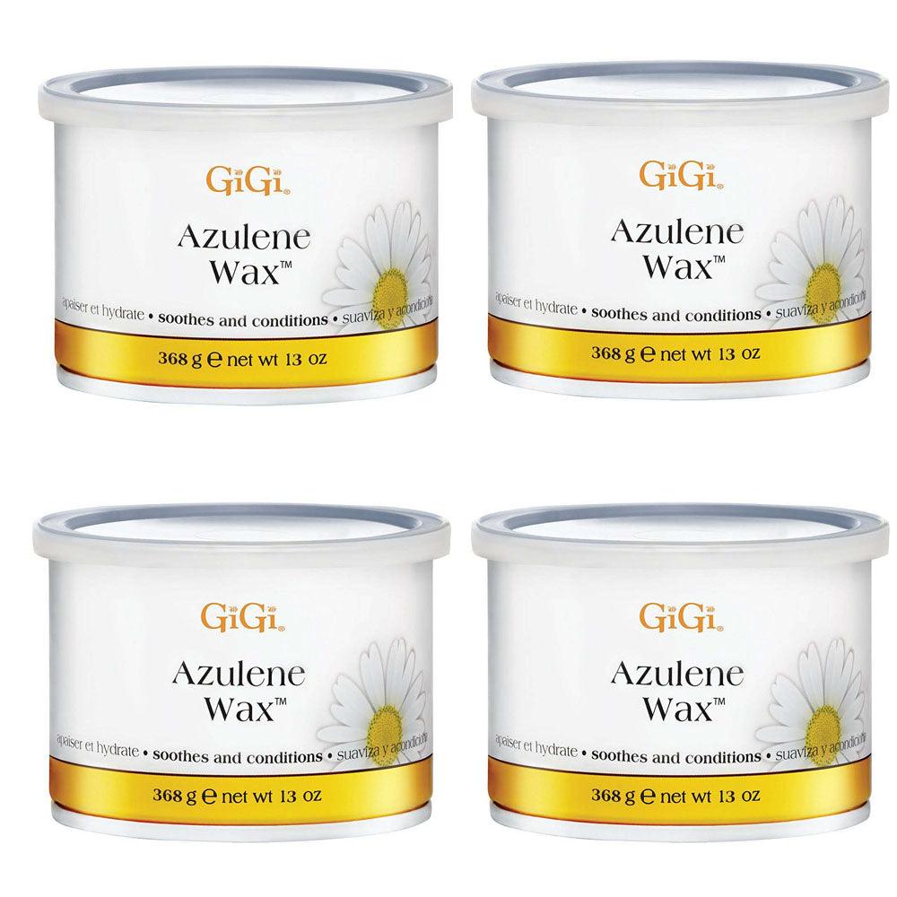 Gigi Wax Pot 13 oz | AZULENE WAX (Pack of 4)