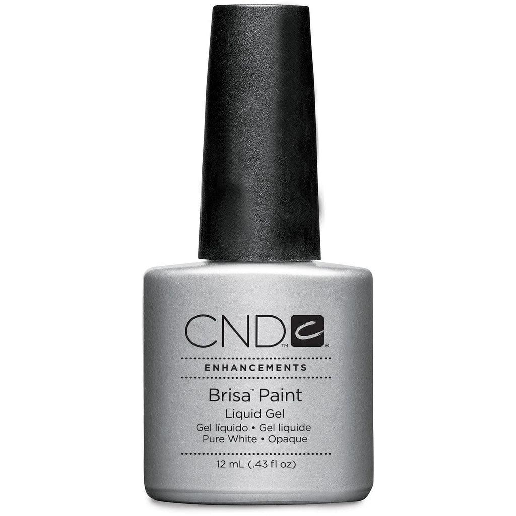 CND Brisa Paint liquid Gel Pure White Opaque 0.43 fl oz