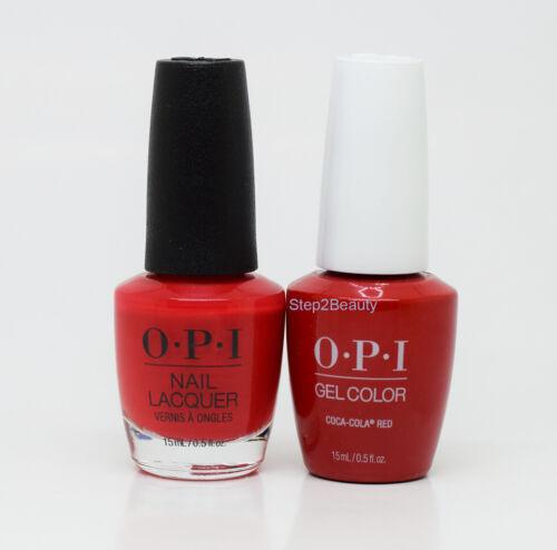 OPI Duo Gel + Matching Lacquer C13 Coca Cola Red