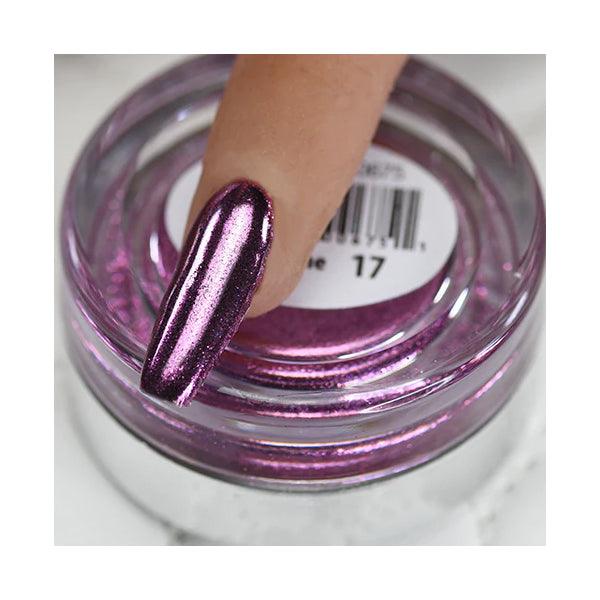 Cre8tion Chrome Nail Art Effect Powder 1g - #17 Hot Pink Chrome