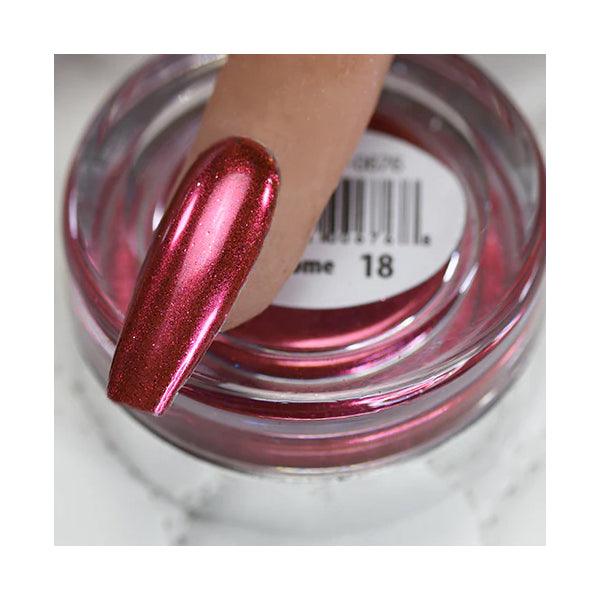 Cre8tion Chrome Nail Art Effect Powder 1g - #18 Rose Pink Chrome