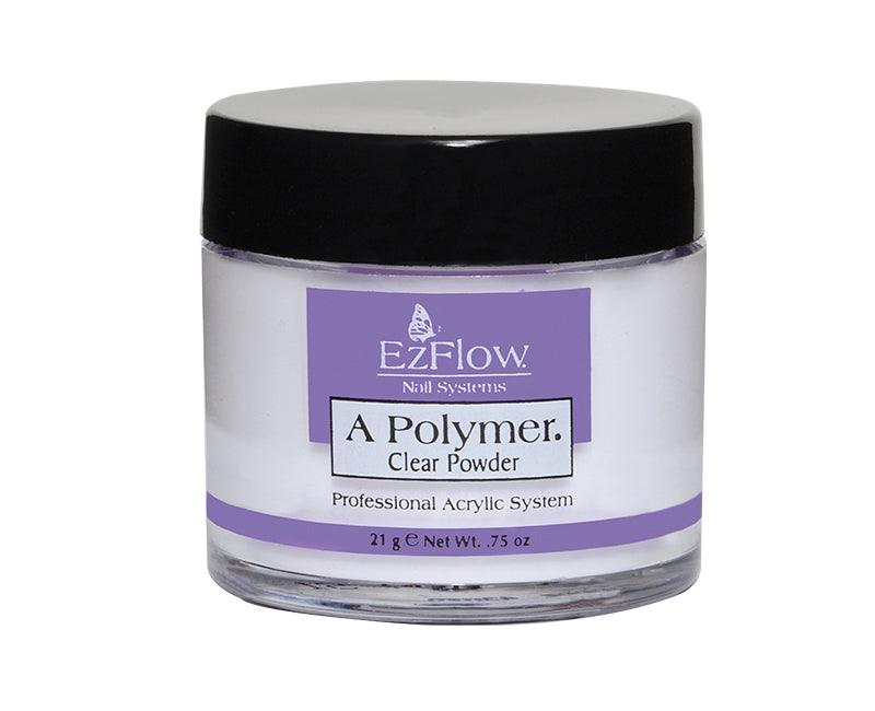 Ezflow Acrylic Powder A Polymer - 0.75 oz Clear