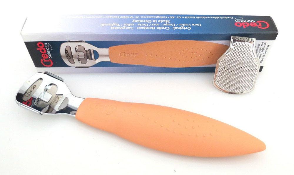 Credo Germany Solingen Original Planer Pedicure Tools Callus remover | Orange handle |