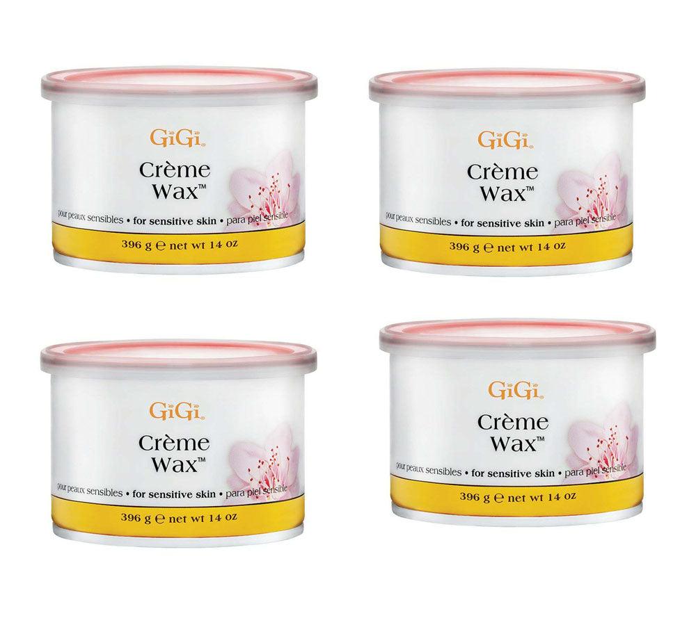 Gigi Wax Pot 14 oz | CRÈME WAX (Pack of 4)